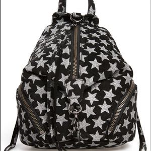 Mini Metallic Star Convertible Backpack
